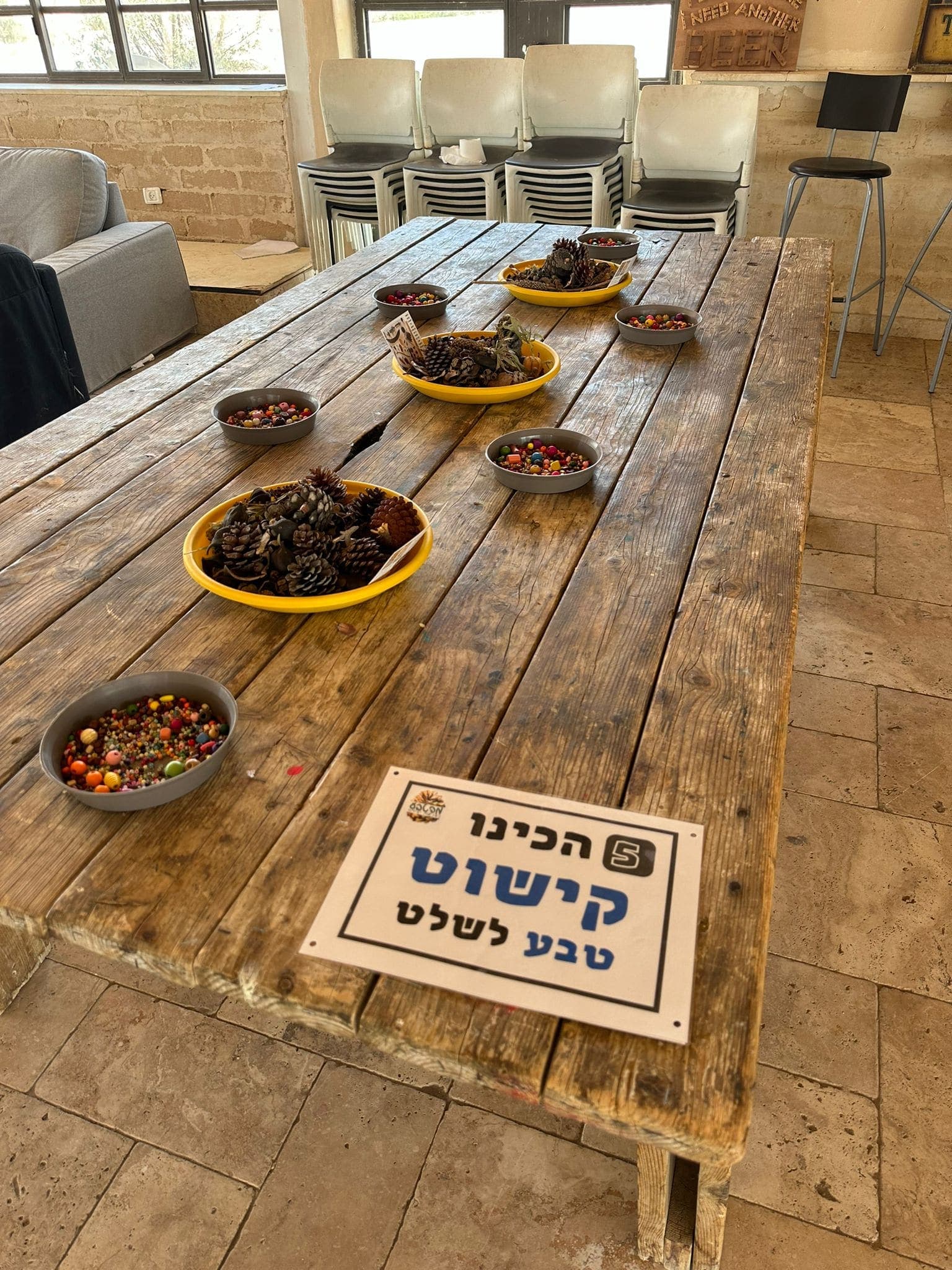 תמונות מסדנאות היצירה מהטבע